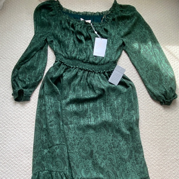 Gal Meets Glam Dresses & Skirts - Galmeetsglam green silky maxi dress